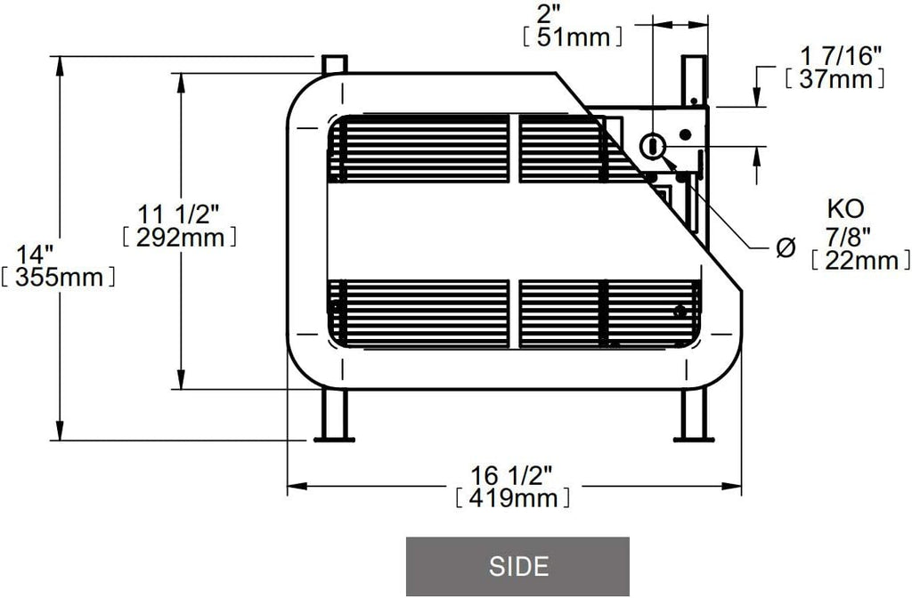 ASK1501W Ceiling Heater 1500W 120V W975793
