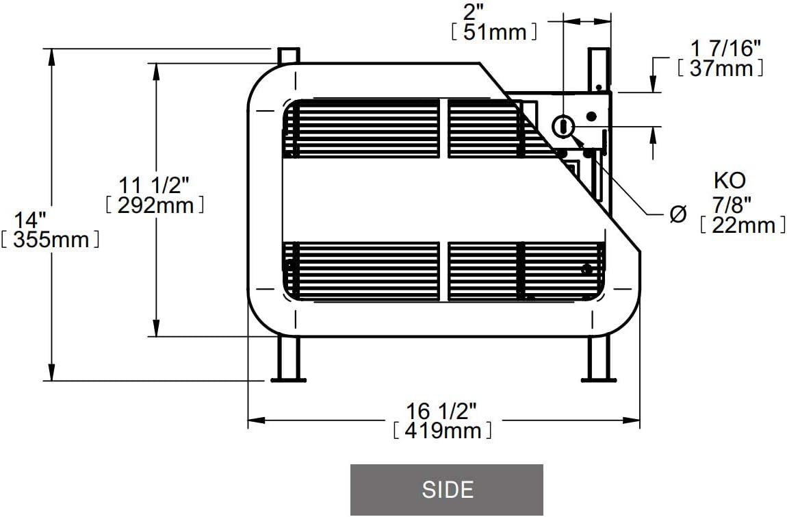ASK1501W Ceiling Heater 1500W 120V W975793