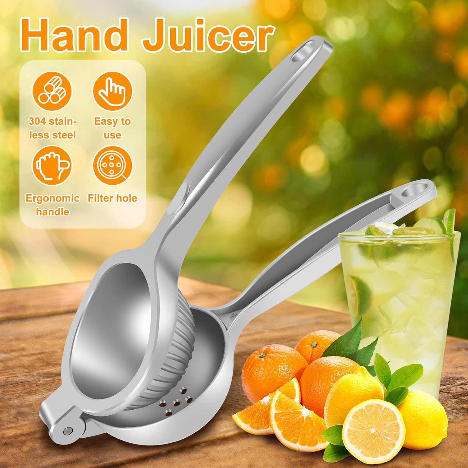 Premium Lemon Squeezer Manual Citrus Juicer Press F212