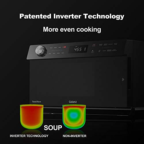 Galanz GTWHG12S1SA10 4-in-1 ToastWave Convection Microwave Toaster Oven Air Fryer G5075