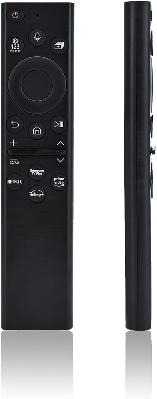 Voice Remote Control for Samsung QN75LS03BAFXZA QN55S90CAFXZA QN55Q80DAFXZA QN75QN90DAFXZA QN43LS01BAFXZA UN85DU7200FXZA QN75QN800BFXZA QN85QN95BAFXZA QN65QN900BFXZA QLED Smart TV Replacement