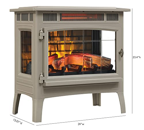 Duraflame Electric Infrared Quartz Fireplace Stove with 3D Flame Effect A276069