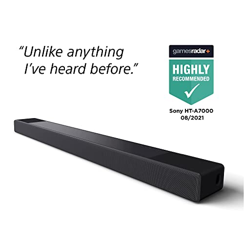 Sony HT-A7000 7.1.2ch Dolby Atmos Sound Bar with SA-RS3S Wireless Rear Speakers U82953