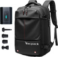 Vacpack Backpack, Large Capacity Vacuum Compression Travel Backpack, Waterproof, Anti-Theft, Expandable to 60L, Ideal for Air Travel, Luggage