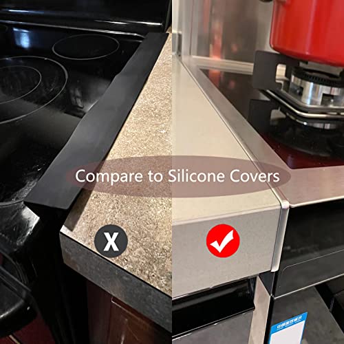 Stove Counter Gap Cover, Aluminum, Left and Right 2 PCS V4253