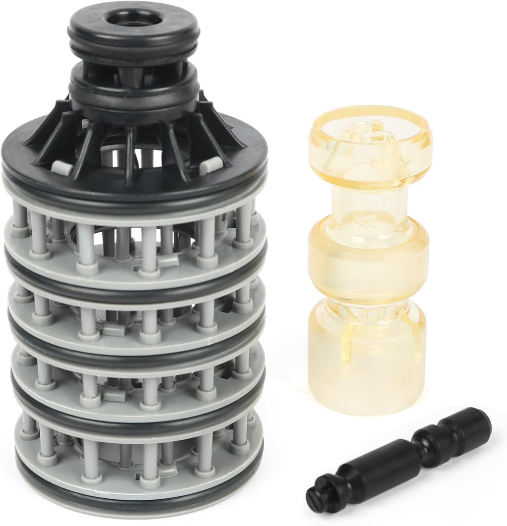 New Upgraded WS1 Interior Parts Kit Replacement for Clack, Include Downflow Piston V3011, Brine Regenerant Piston V3174, Spacer Stack V3005, For Clack WS1 Water Softener/Filter Control Valve