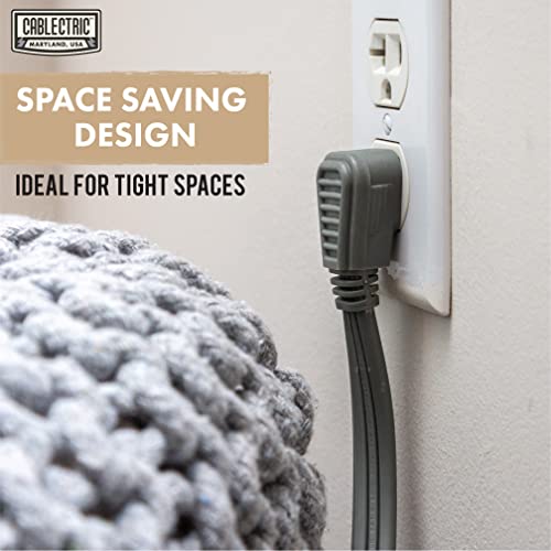Cablectric Appliance Extension Cord, Gray - 14 Gauge 3 Prong Heavy Duty G888