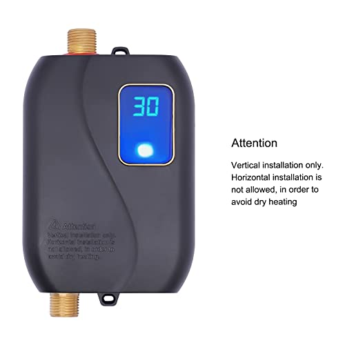 Electric Tankless Water Heater 110V 3000W for Under Sink Kitchen H66942