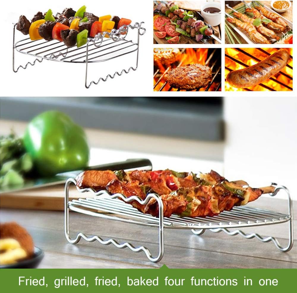 9 Inch XL Air Fryer Accessories 8Pcs for Phillips Cozyna Secura G51170