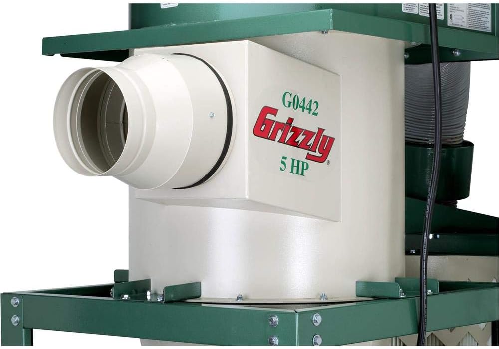 Grizzly Industrial G0442 5 HP Cyclone Dust Collector U2849