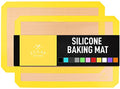 Zulay Kitchen (2 Pack) Silicone Baking Mat Sheet Set - Reusable Baking Mat Nonstick - Half Sheet Baking Mat For Oven