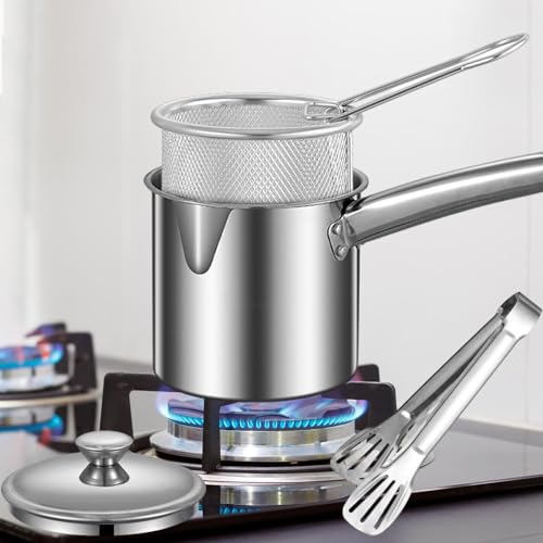 Deep Fryer Pot with Cover and Net Basket U624