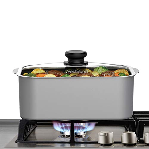 West Bend Slow Cooker Large Capacity Non-stick with Travel Lid and Carrying Case I381