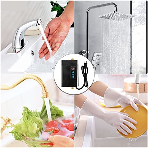 Tankless Electric Water Heater 110V 3000W Under Sink Instant Hot L867