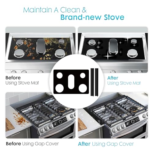 Stove Cover for LG Gas Stove Top Protector with 2 Gap Covers Y902034