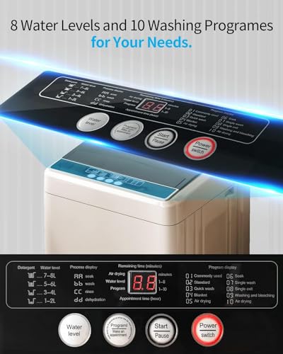 Muhub Portable Washer and Dryer Combo E147159