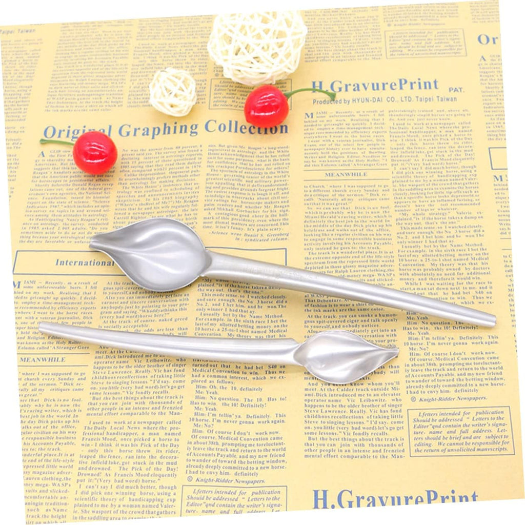 DECHOUS 4 Pcs Stainless Steel Chocolate Spoons for Baking Z840444