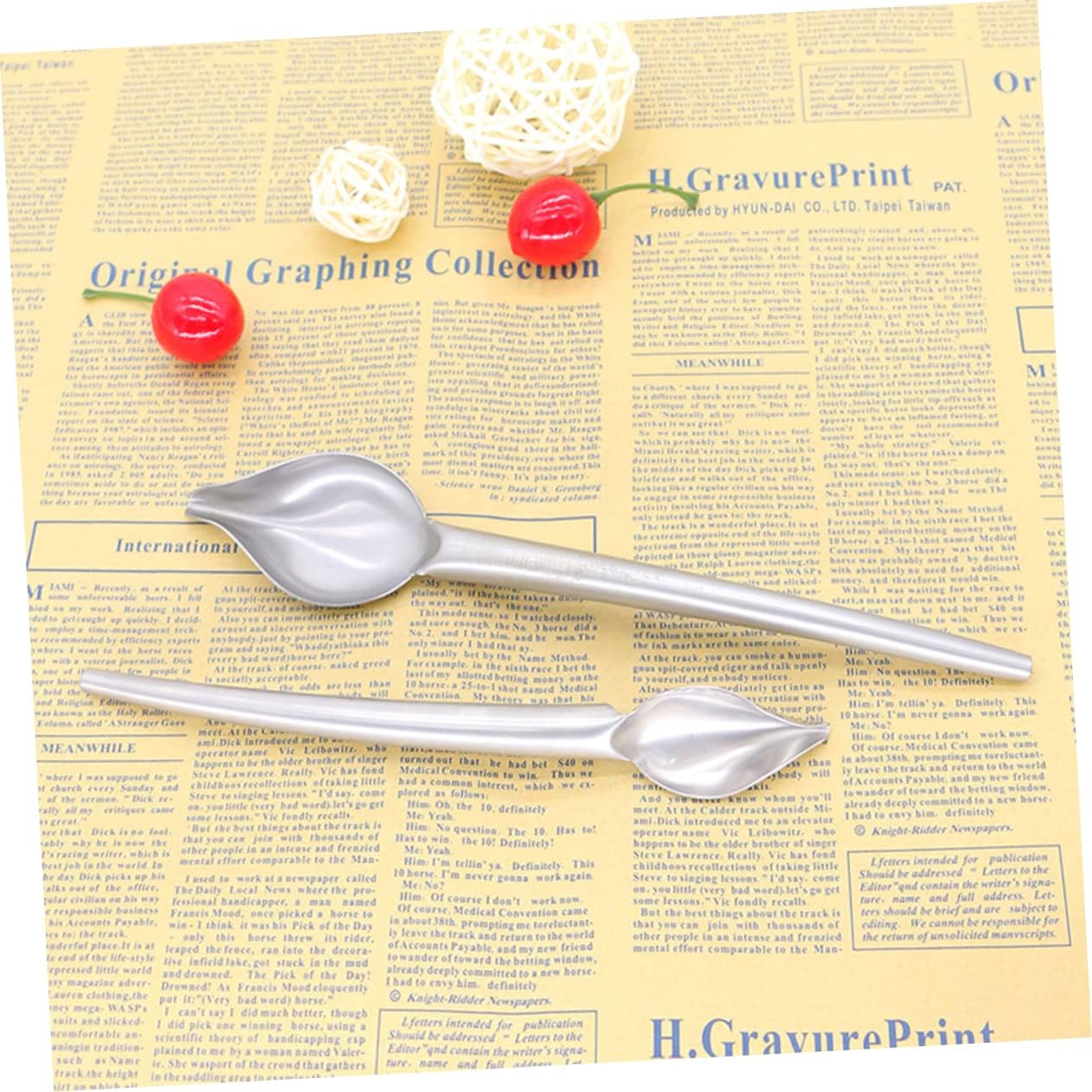 DECHOUS 4 Pcs Stainless Steel Chocolate Spoons for Baking Z840444