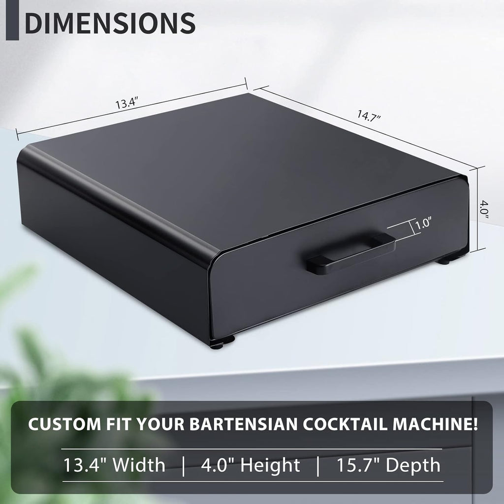 Pod Holder for Bartesian Cocktail Capsules, Fits Under Machine, 40 Pods A747647