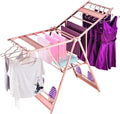 Folding Space-Saving hes Airer for Utility Room & Kitchen Drying Rack with Plenty of Space for Laundry for Easy Storage