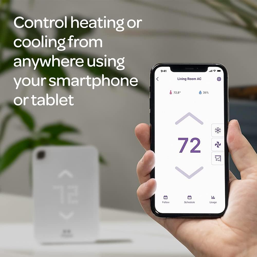 Mysa Smart Thermostat for Mini-Split AC/Heat Pumps with Wi-Fi and App Control N5150