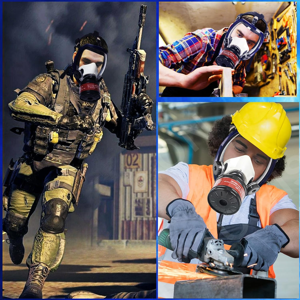 Tactical Gas Mask with 40mm Activated Carbon Filter P337808