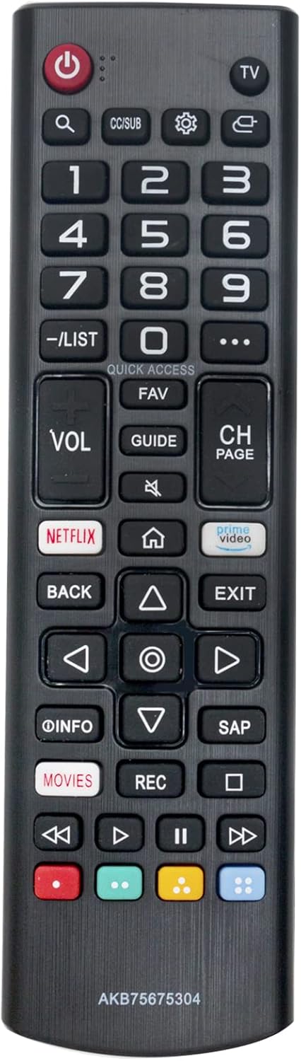 New AKB75675304 Replacement Remote Control fit for 2020 LG ZX WX GX CX BX NANO99 NANO97 NANO91 NANO90 NANO85 NANO81 NANO80 UN85 UN73 UN74 UN71 UN85 UN81 UN81 Series LED Smart HD TV