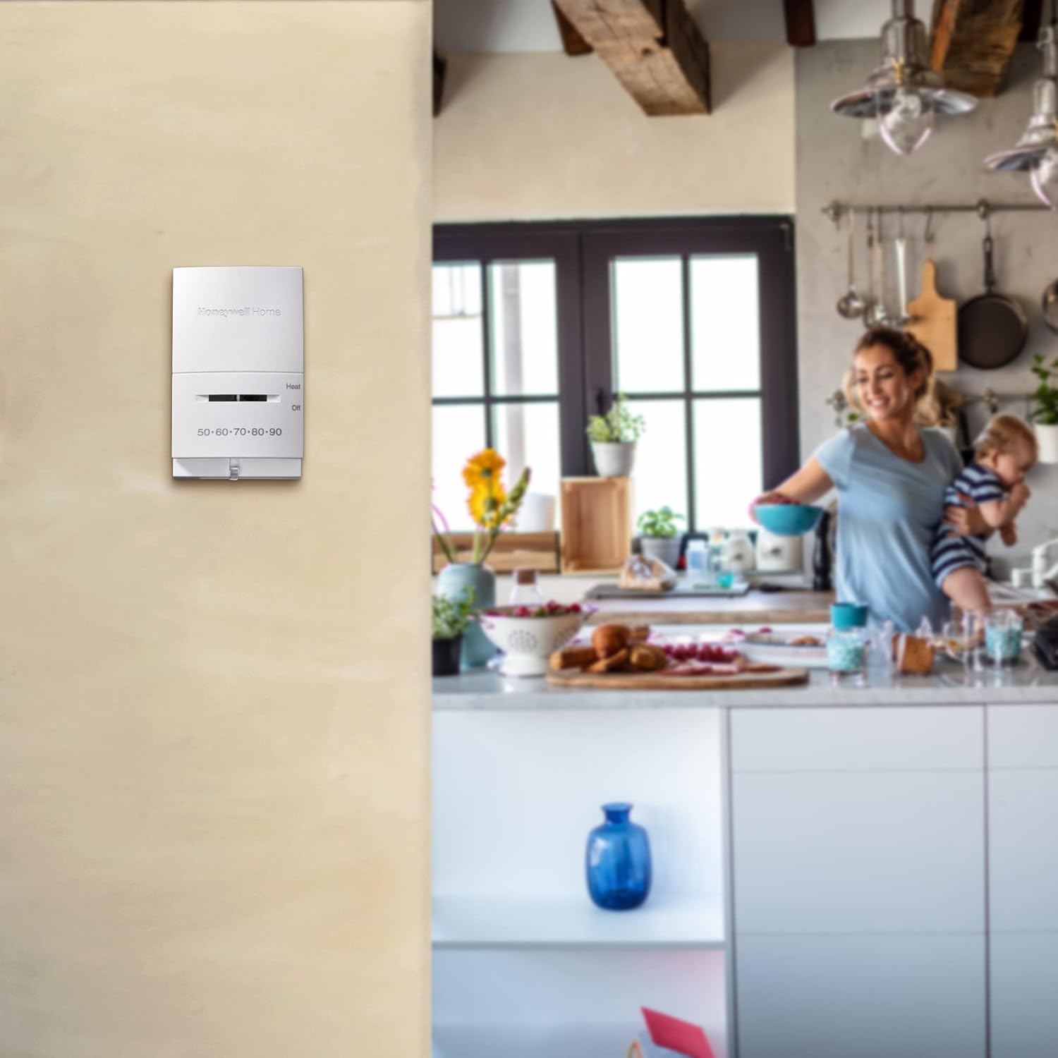 Honeywell Home CT53K Millivolt Heat Only Thermostat S48588