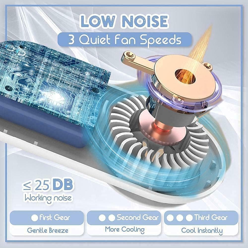 Breathe Cooler Wearable Air Purifier, Clip-on Personal Mini Air Purifier for Outdoor Sports, White Z141