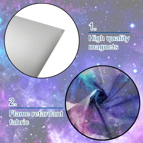 DERUINVAIO Fluorescent Light Covers for Ceiling, Yellow Abstract, 4' x 2' Magnetic L159104