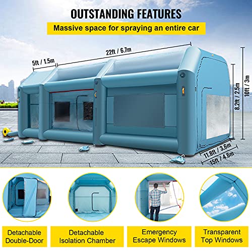 VEVOR Portable Inflatable Paint Booth Y42173