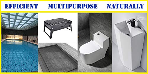 Pumice Stone for Toilet Cleaning with Handle, Heavy Duty for Tough Stains I4080