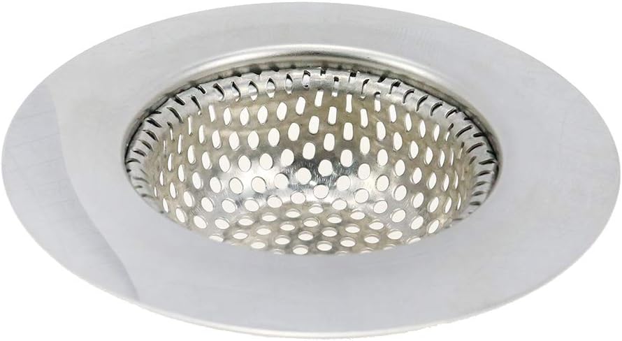 Kitchen Sink Strainer 1.5-Inch, Stainless Steel Drain Basket with Wide Rim T368