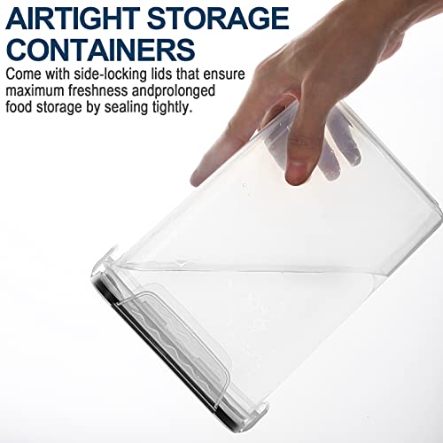 M MCIRCO Airtight Food Storage Containers Set with Lids, BPA Free Plastic Y2646