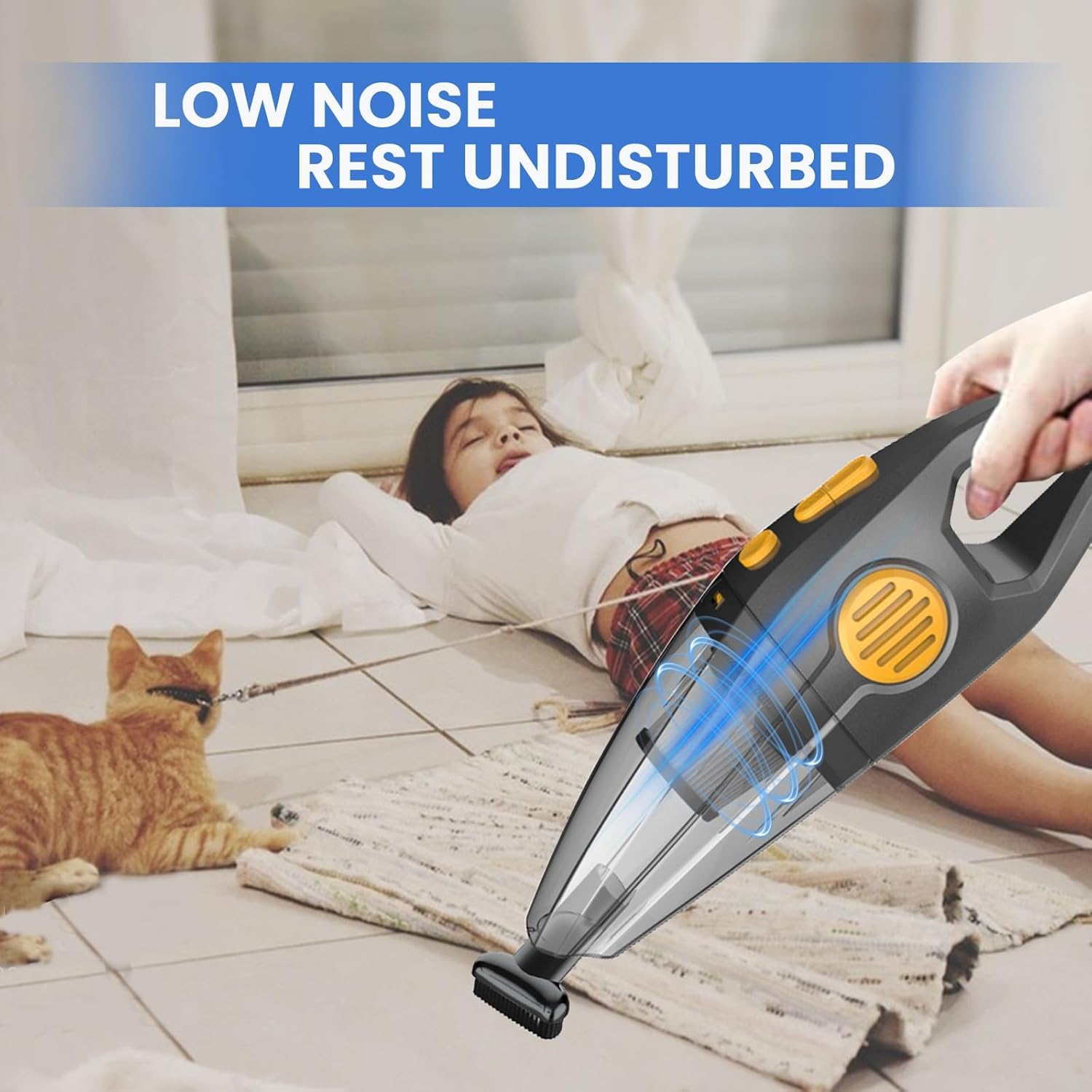 Dust Busters Cordless Rechargeable Portable Vacuum for Car, Home and Pet Hair J1819