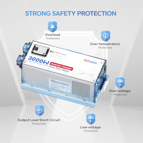 Redodo Pure Sine Wave Inverter for Off-Grid Solar, RV, Home Backup I954739