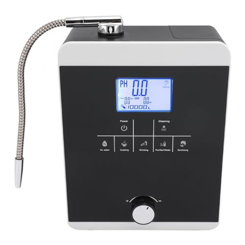 Alkaline Water Ionizer Machine 5 Settings LCD Display Wall Mountable S562