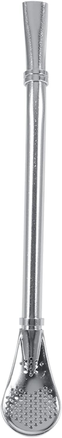 Dependable Bombilla Filtered Spoon Drinking Straw N19811