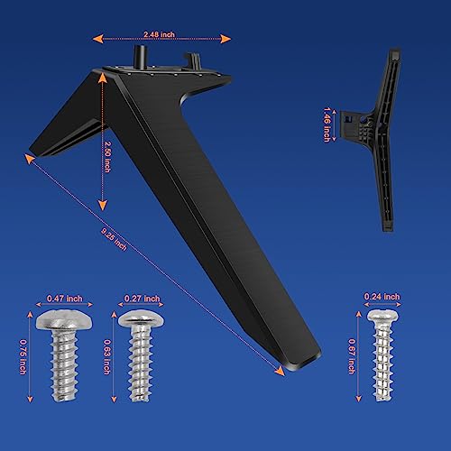 1 Pair Replacement TV Base Stand Legs for Samsung BE50T BE55T UN50TU7000 UN55TU7000 UN58TU7000 D2230