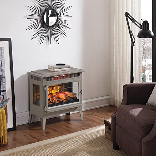 Duraflame Electric Infrared Quartz Fireplace Stove with 3D Flame Effect A276069