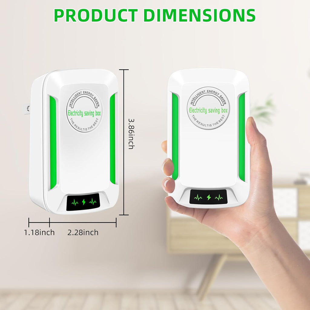 Pro Power Saver Electricity Saving Device US Plug 90V-250V 60KW 4 Pack Y317