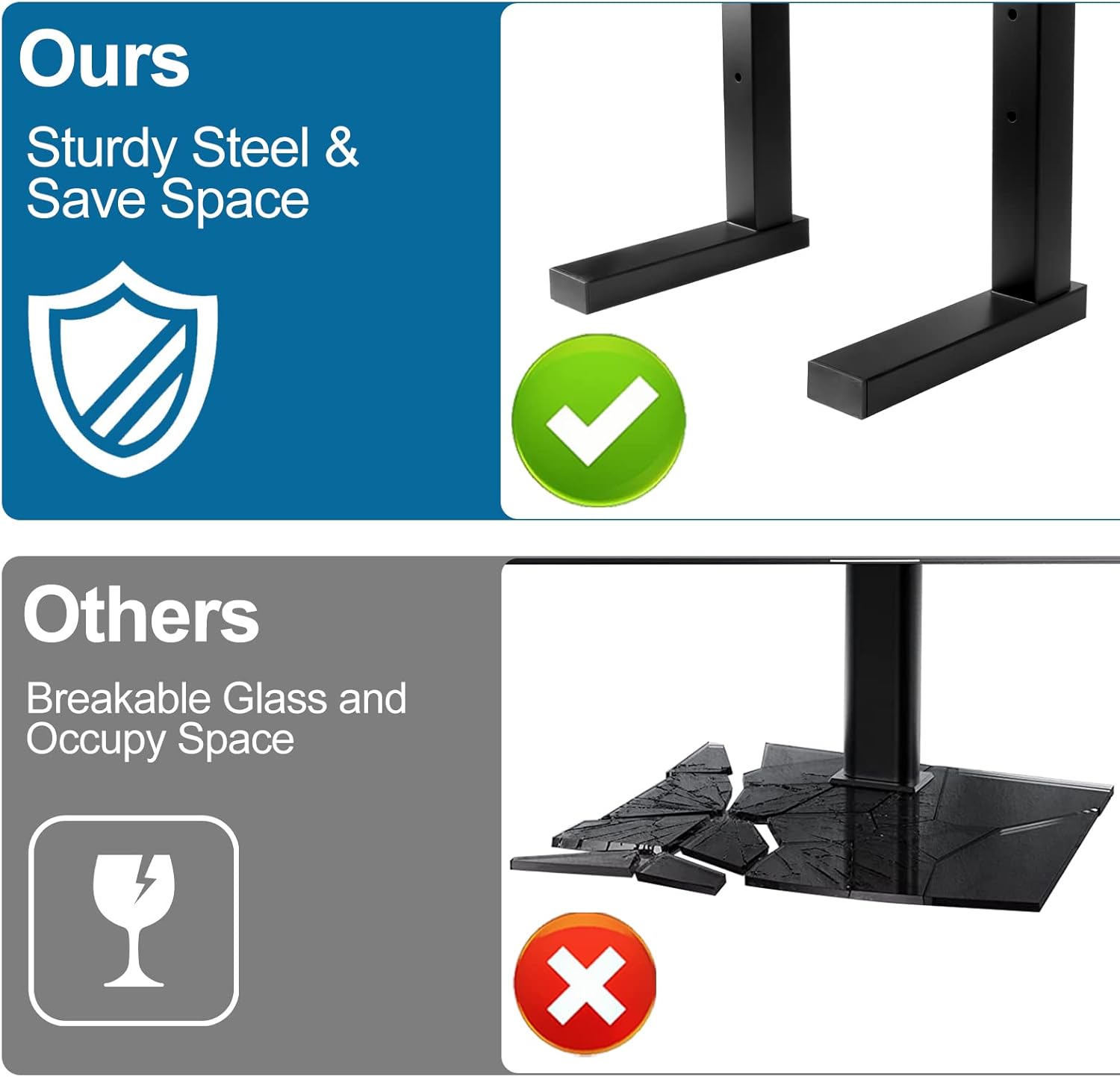 Universal TV Stand Base Replacement for Samsung 32-55 inch TVs S755