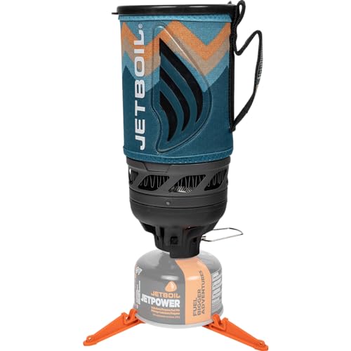 Jetboil Flash Camping and Backpacking Stove System, Portable Propane/Isobutane Burner with Cooking Cup for Outdoor Trips and Hiking