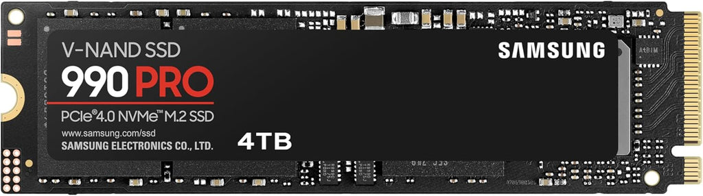 Samsung 990 PRO NVMe M.2 SSD 4TB PCIe 4.0 Internal Solid State Drive N105849