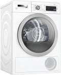 WTW87NH1UC 24" 500 Series Smart Compact Heat Pump Dryer with 4 cu. ft. Capacity, Stainless Steel Drum, Self Cleaning Condenser, Home Connect, Energy Star, in White