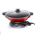Electric Wok, Home Multi-Function Electricity Pot, Non-Stick, Integrated Electric Cooker, for Kitchen Restaurants