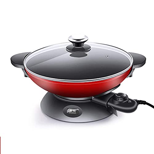 Electric Wok, Home Multi-Function Electricity Pot, Non-Stick, Integrated Electric Cooker, for Kitchen Restaurants