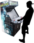Creative Arcades Full Size Stand-Up Commercial Grade Arcade Machine | 4 Player | 3500 Games | 32" LCD Screen | 4 Sanwa Joysticks | Trackball | 2 Stools Included | 3 Year Warranty