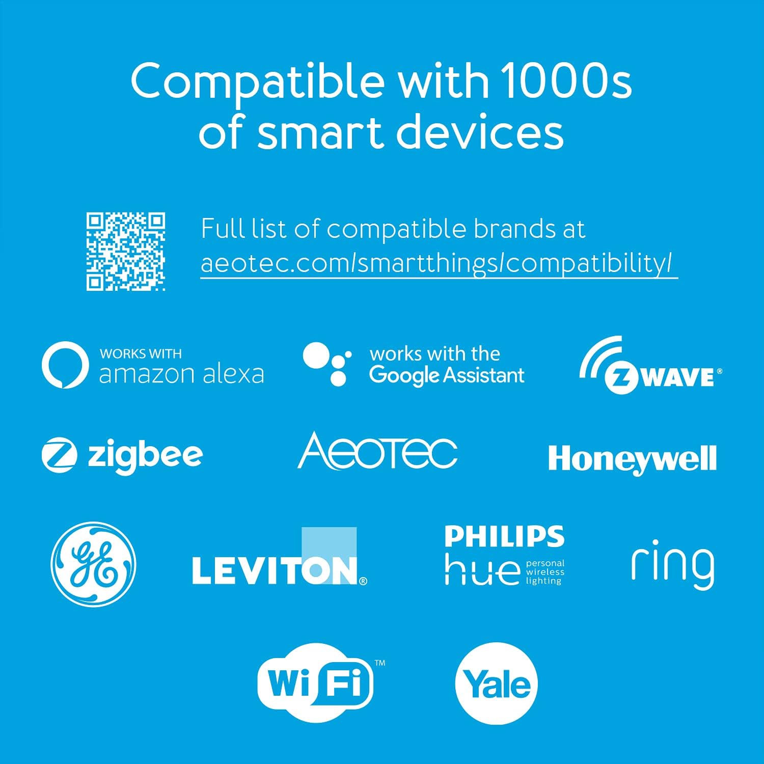 Aeotec Smart Home Hub, Z-Wave, Zigbee, Matter Gateway R98010