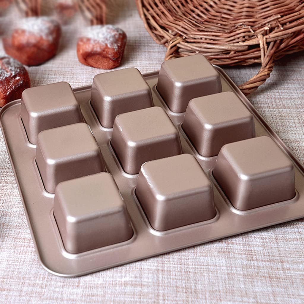 Brownies Baking Square Non-stick Small Baking Pan for Toaster Oven J7959